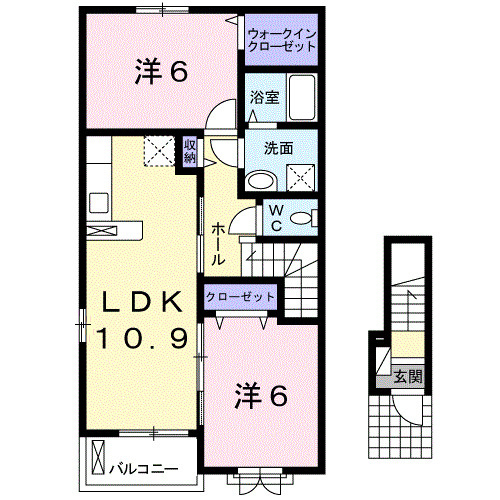 カレントヒルズ善導寺Ⅰの間取り