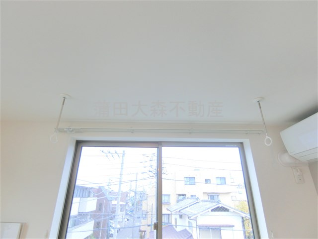 ランロウド池上の設備|室内物干し金具付き