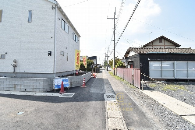 Cradlegarden　 ひたちなか市津田　第3　1の前面道路含む現地写真|現地撮影（2026年8月）