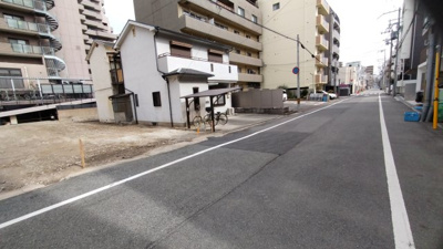 【前面道路含む現地写真】 | 西宮市　馬場町　建築条件無土地