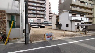 【前面道路含む現地写真】 | 西宮市　馬場町　建築条件無土地