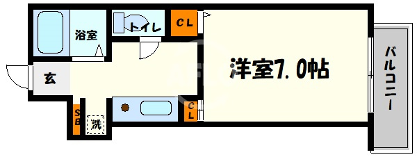 プレサンス心斎橋EASTの間取り|プレサンス心斎橋EAST　間取り