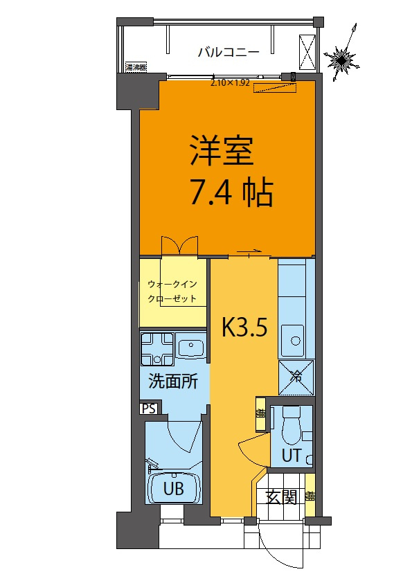 レジデンス森山の間取り