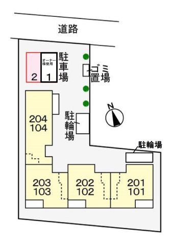 アルテグラン調布の区画図