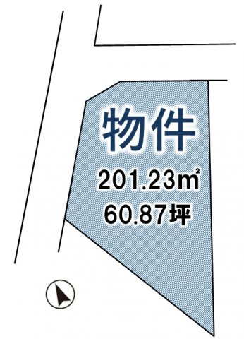小山市粟宮の区画図|区画図