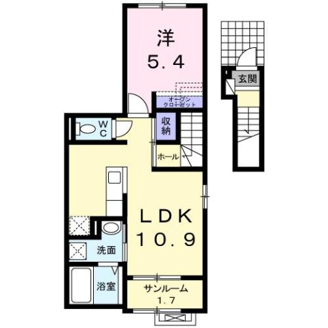 メゾンはなみずきの間取り
