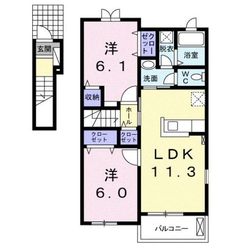 アルバータ島田の間取り