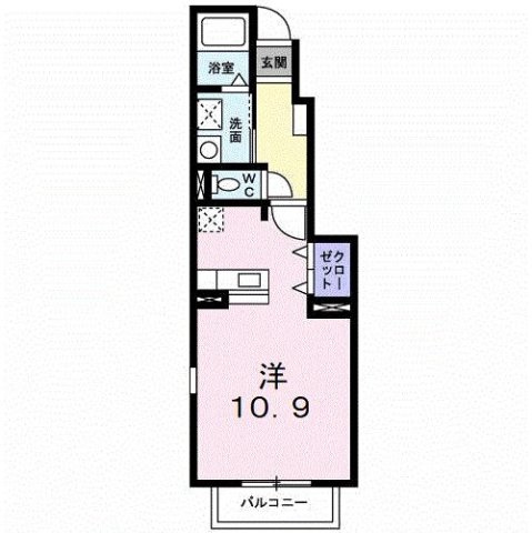 Ｖｉｌｌａ　桜の間取り