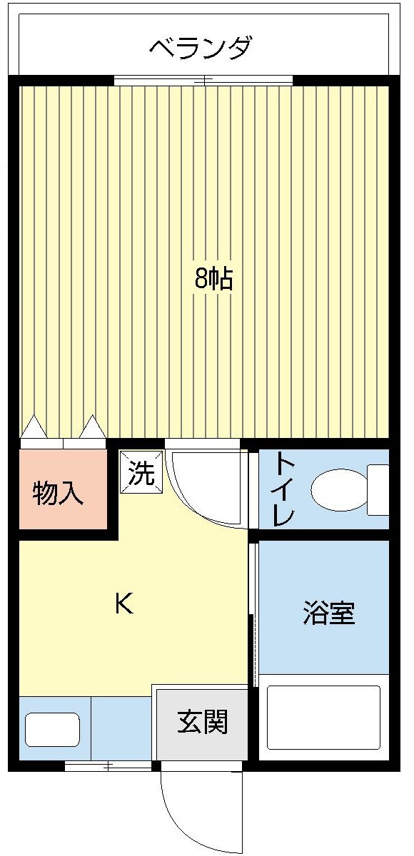 T・Kハイツの間取り