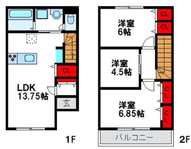 【間取り】 | LIVELE FINE 天神山