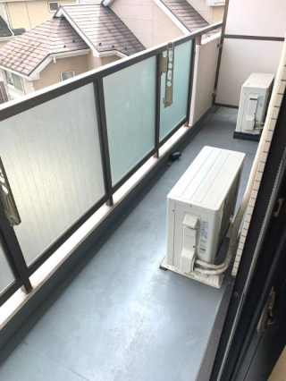 シェモア桜ヶ丘のバルコニー