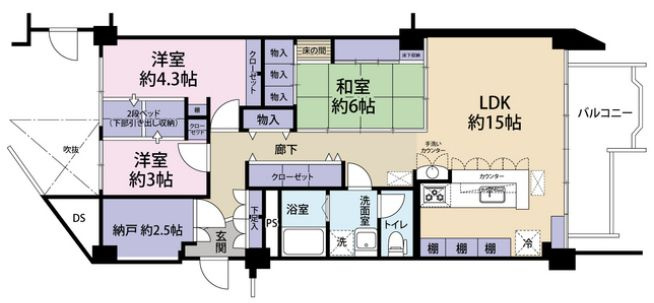 岡本エクセルの間取り