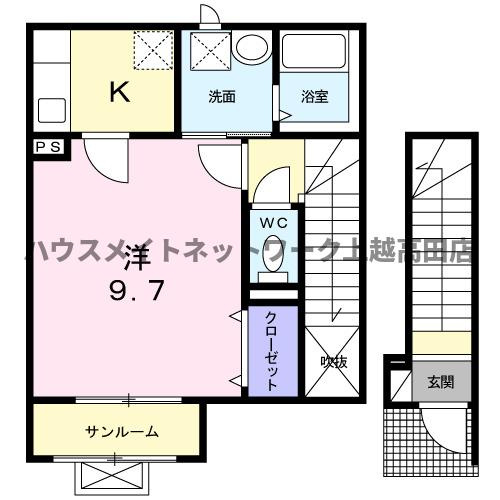 ラフレシールの間取り|間取図