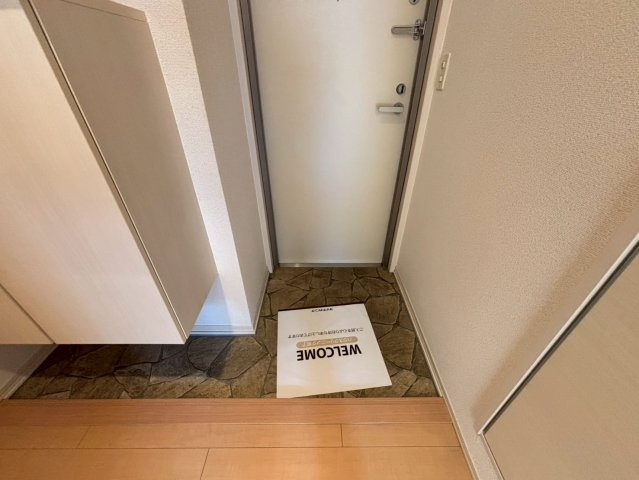 セジュール白浜　A棟の玄関