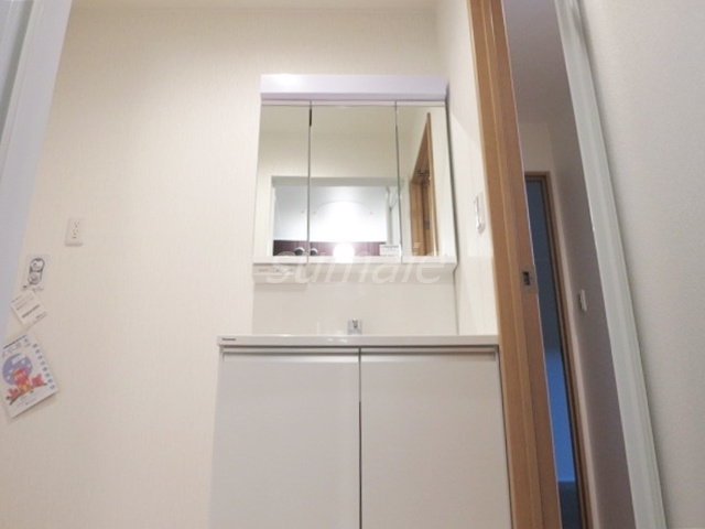 Ｇａｔｏｓ　ｃａｓａ’ｓの洗面所|使いやすい独立洗面台です☆