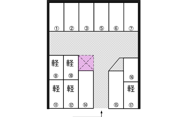NALU第一パーキングの間取り