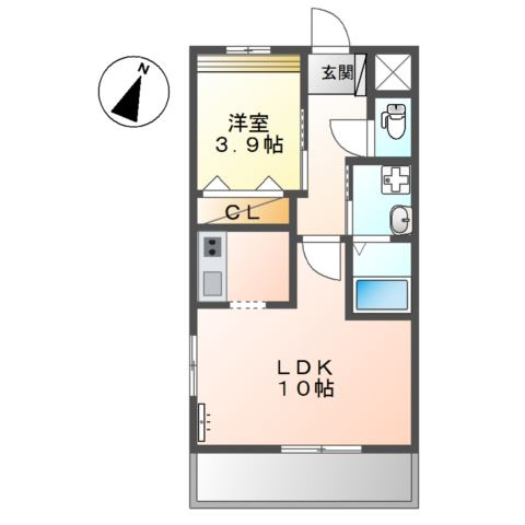 【間取り】 | リアン　オキダイ