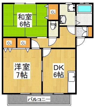 エステートピアニシヤマの間取り