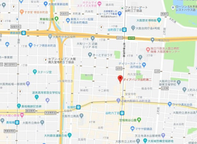 【地図】 | ダイアパレス谷町第二