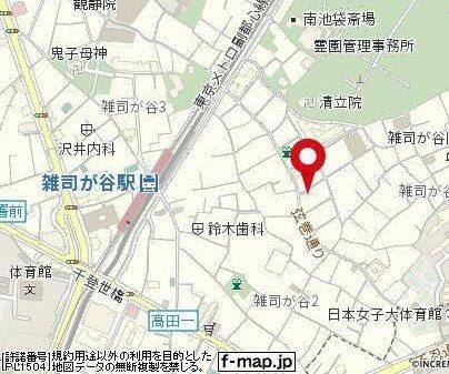 パステルＵの地図