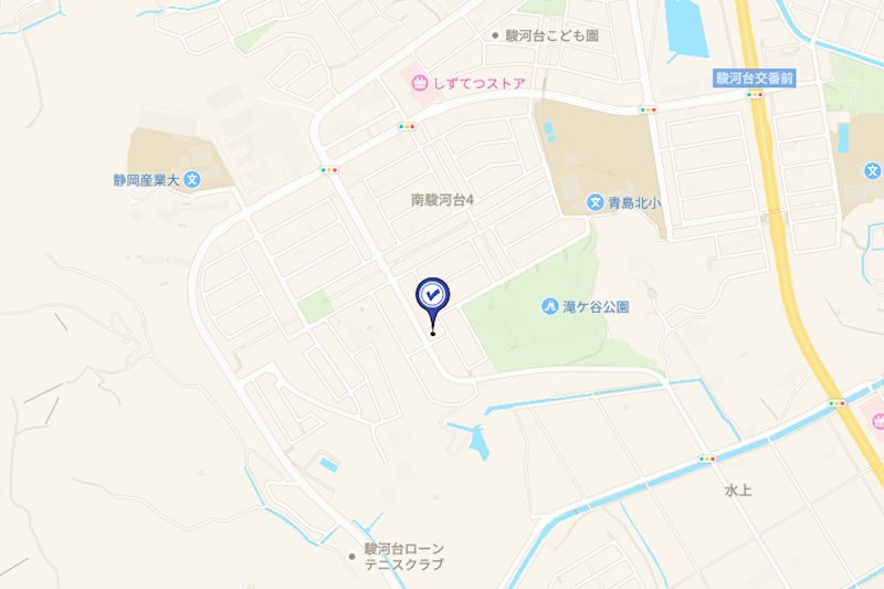 グリーンキャッスルB  の地図