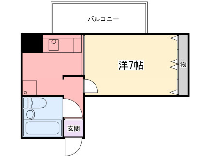 東今宿中村コーポⅠの間取り