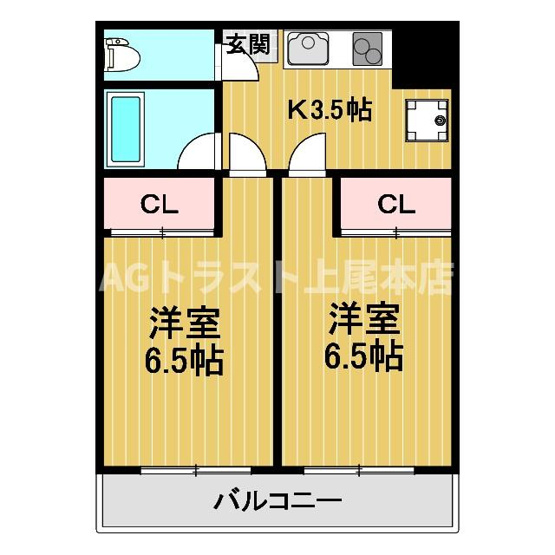 【間取り】 | エルマーナ春日