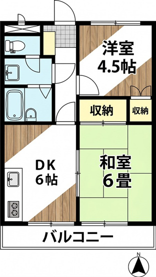【間取り】 | グランデ立川
