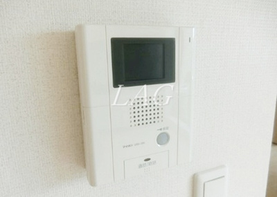【セキュリティ】 | Ｍ・Ｎマンション | モニター付きインターフォンです。