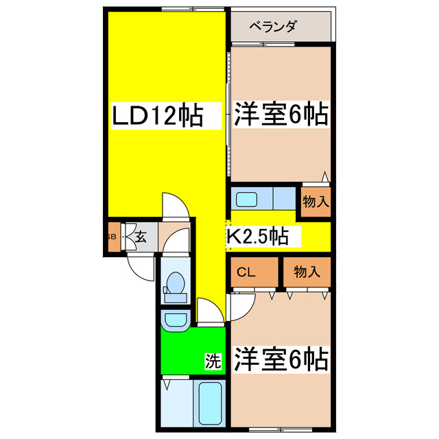 アグレアーブルの間取り