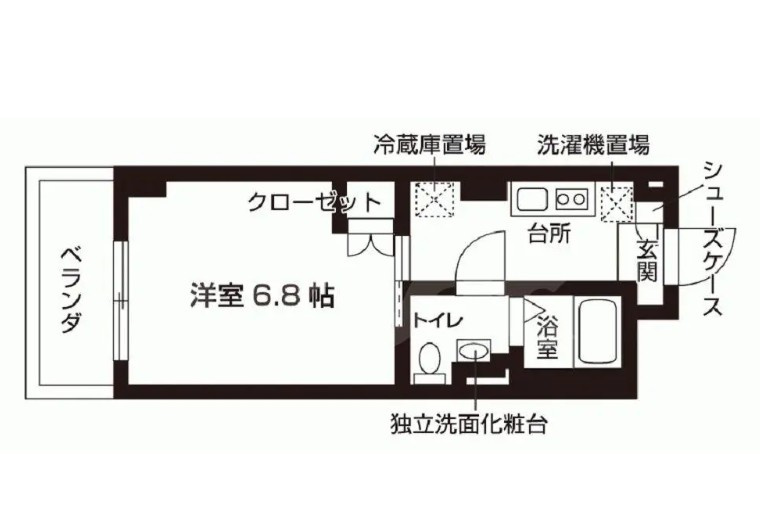 ショルテッツァ京成の間取り