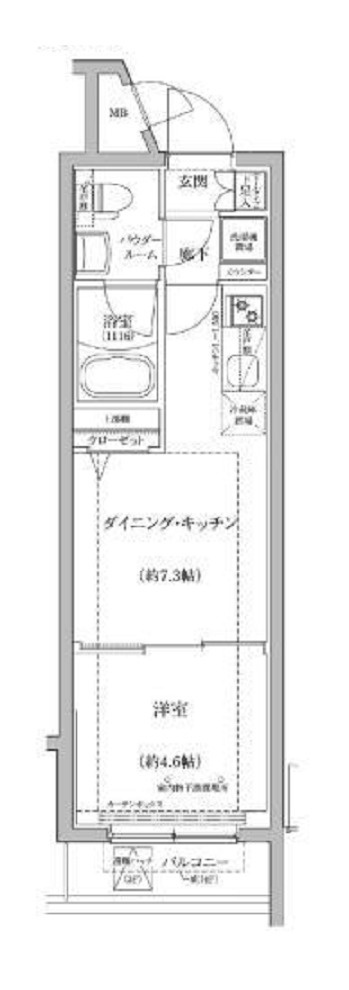 パティーナ蒲田の間取り|間取り