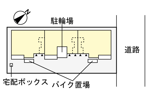 相光ビレッジ戸塚Ⅱの区画図|駐車場