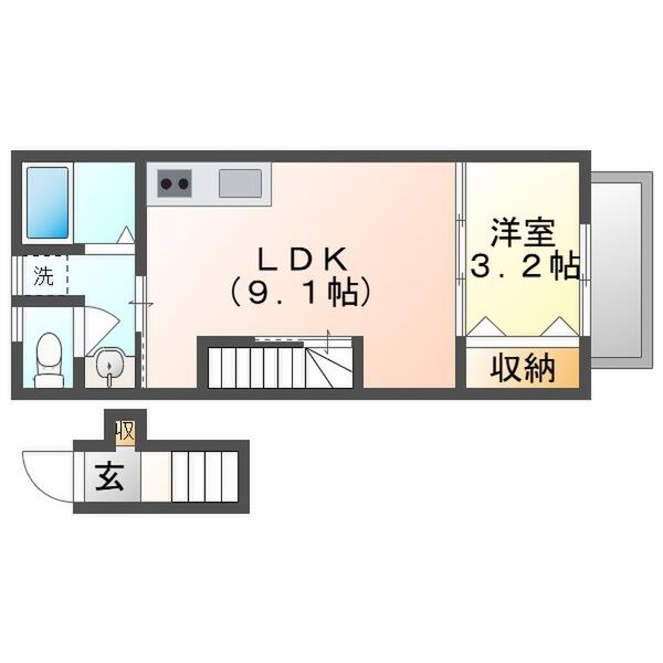 サンフォルテ三木西の間取り