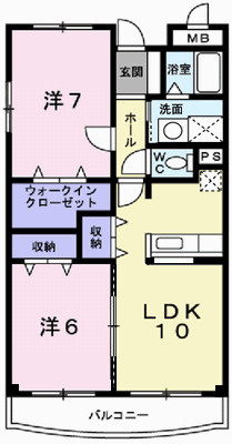 エレガント・北条の間取り