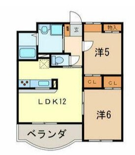 ミルフィーユふじみ野弐番館の間取り
