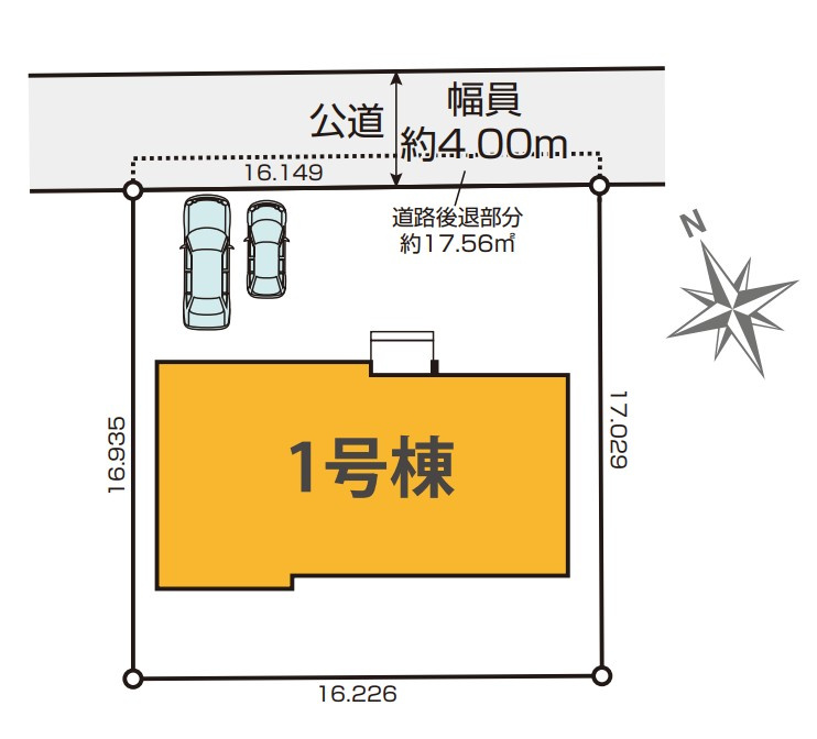 水戸市赤塚2期　新築戸建の区画図
