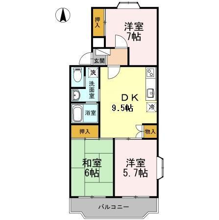 ウエストヒル湘南台の間取り