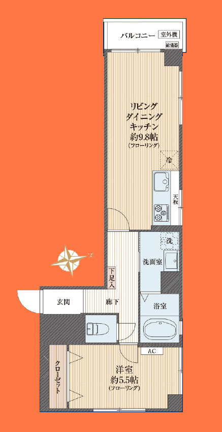 早稲田ガーデンハイツの間取り