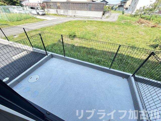 サンフォルテ三木西のバルコニー