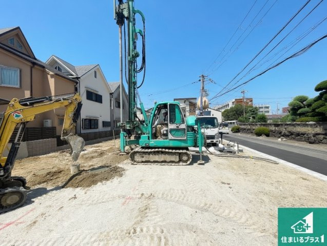 東大阪市玉串町西　第1期　新築一戸建ての外観|現在建築中！落ち着いた街並みで新生活を始めることが出来そう！周辺の物件も併せてご紹介させて頂きます！