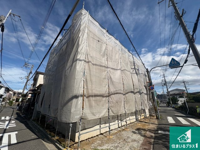 堺市東区日置荘西町　第1期　新築一戸建ての外観|現在建築中！落ち着いた街並みで新生活を始めることが出来そう！周辺の物件も併せてご紹介させて頂きます！