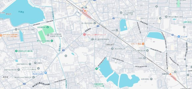 堺市東区日置荘西町　第1期　新築一戸建ての地図