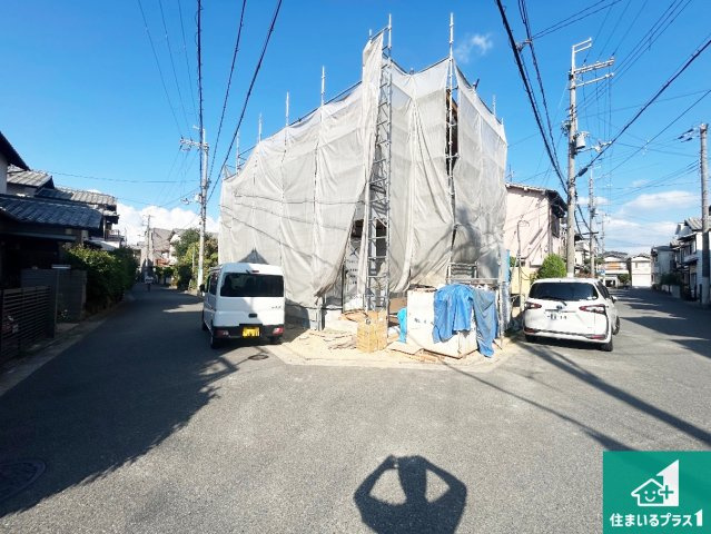 堺市東区日置荘西町　第2期　新築一戸建ての外観|現在建築中！落ち着いた街並みで新生活を始めることが出来そう！周辺の物件も併せてご紹介させて頂きます！