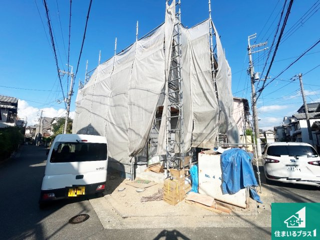 堺市東区日置荘西町　第2期　新築一戸建ての外観|現在建築中！落ち着いた街並みで新生活を始めることが出来そう！周辺の物件も併せてご紹介させて頂きます！