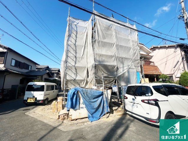 堺市東区日置荘西町　第2期　新築一戸建ての外観|現在建築中！落ち着いた街並みで新生活を始めることが出来そう！周辺の物件も併せてご紹介させて頂きます！