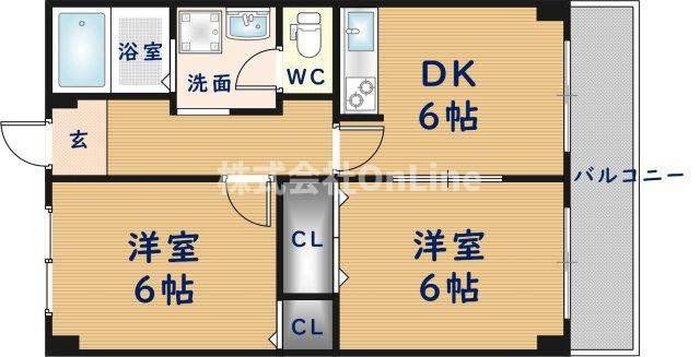 【間取り】 | ロイヤルハイツ太田