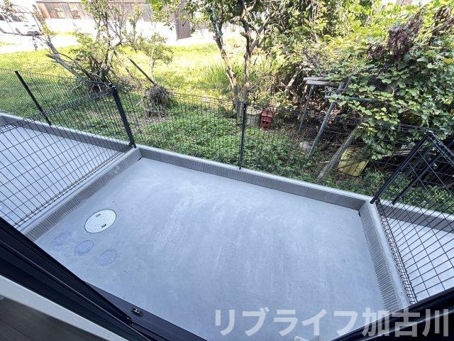 サンフォルテ三木西のバルコニー