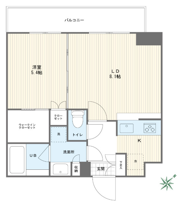 プライムネクサス南馬込の間取り