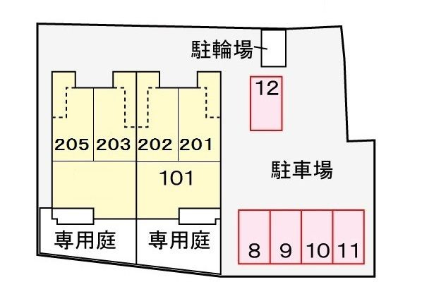 グランド・エスポワール　　刈谷市近郊の賃貸ならクラスホーム刈谷店の駐車場